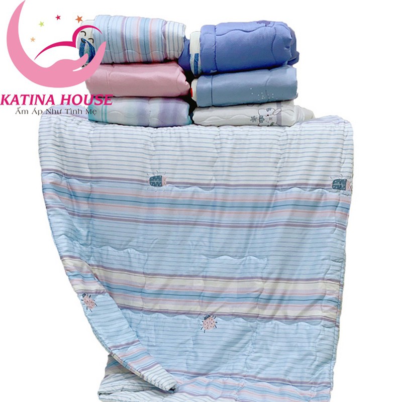 Chăn mền cho bé cực mềm mát, vải Tencel cao cấp kháng khuẩn, nhiều hoạ tiết hình thú đáng yêu