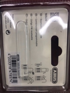 Khoá số mini - Khoá đồng du lịch ABUS 165/20