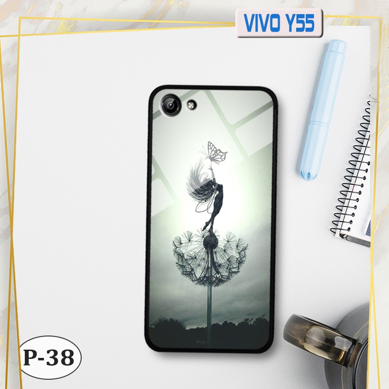Ốp lưng kính Vivo Y55/ Y55s- hình 3D