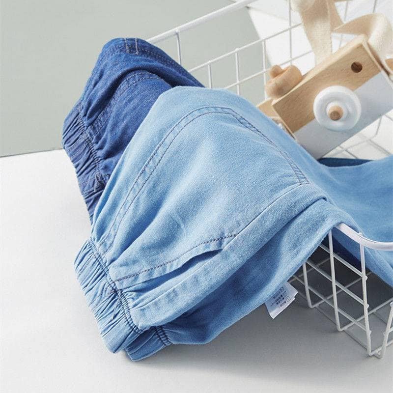 Quần Baggy Denim Dáng Rộng Phong Cách Hàn Quốc Cho Bé Trai Bé Gái 1-7 Tuổi Thời Trang Trẻ Em Bí Kids