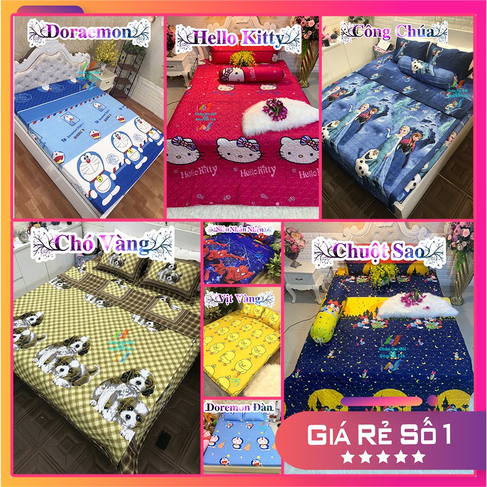 Xả Kho Ga Giường Cotton Hoạt Hình Giá Sock - Được Chọn Mẫu | BigBuy360 - bigbuy360.vn
