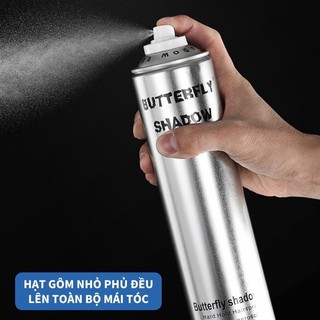 Gôm xịt tóc Butterfly Shadow giữ nếp tóc nam nữ 3 dung tích