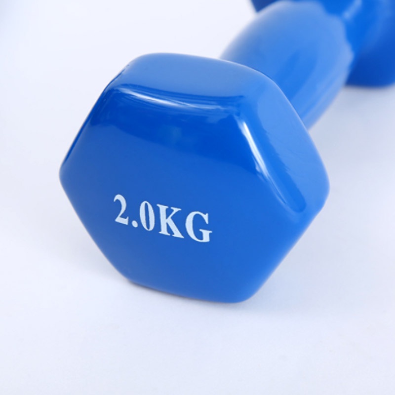 Tạ tay trơn Dumbells bọc cao su loại 1kg - 1 chiếc