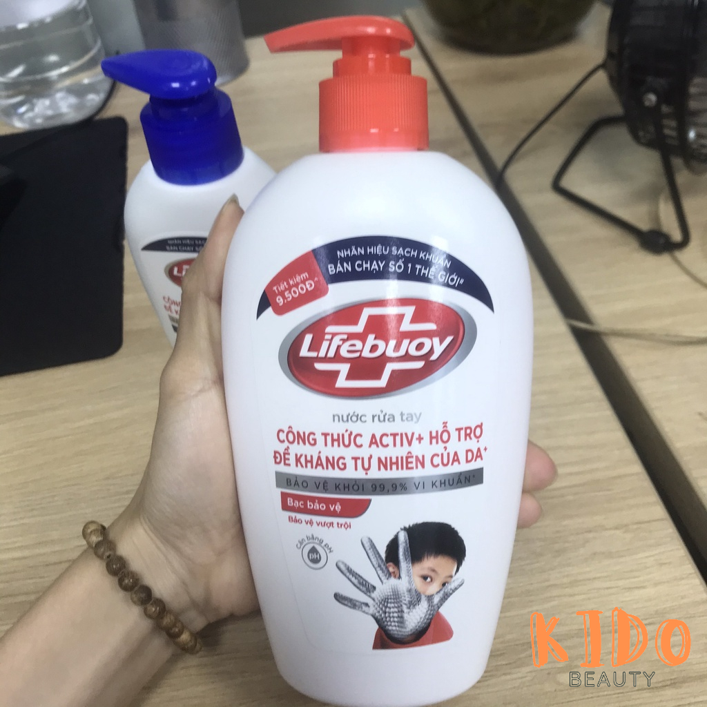 Nước Rửa Tay LIFEBUOY bảo vệ khỏi vi khu﻿ẩn chai 177ml /444ml - Xà phòng rửa tay Lifebuoy túi 392ml