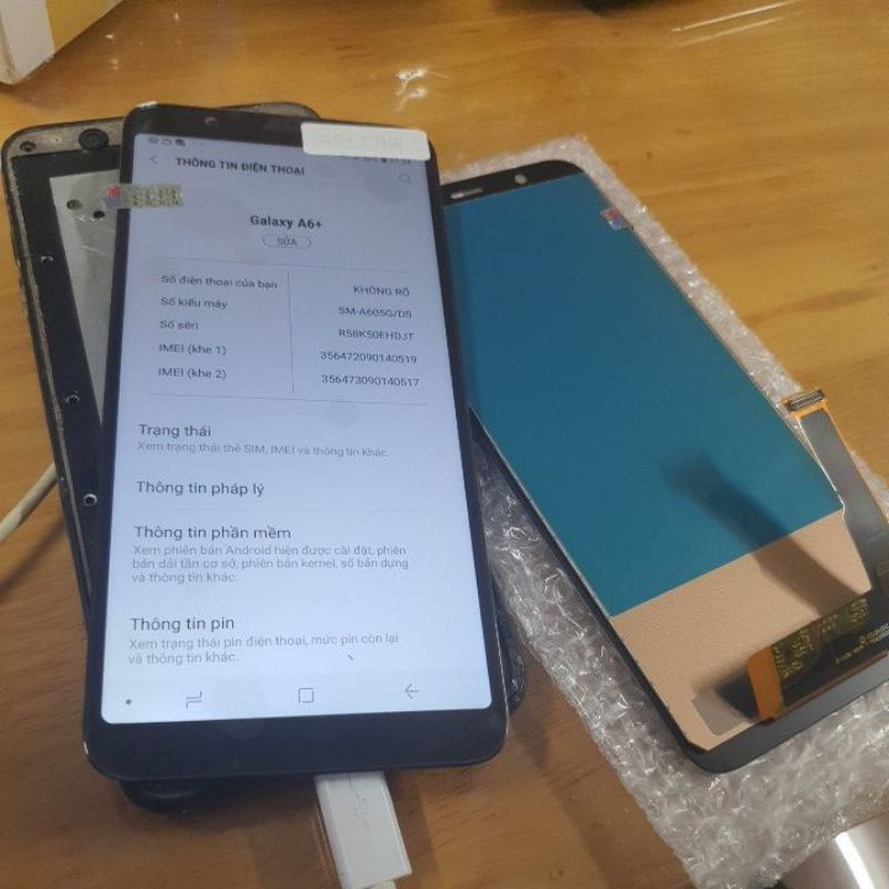 Màn hình samsung a6 plus a605 j8 plus j805 oled 2ic tặng keo dán