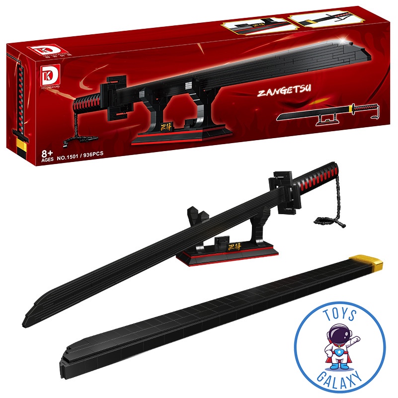 Đồ Chơi Lắp Ráp Mô Hình Thanh Kiếm Trảm Nguyệt Tensa Zangetsu Của Kurosaki Ichigo Trong Bleach 1501