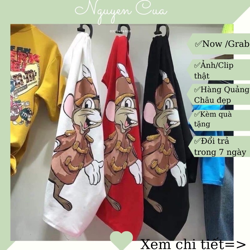 Sỉ Áo Phông Nữ Họa Tiết Hoạt Hình( được chọn mẫu) 💋Freeship💋