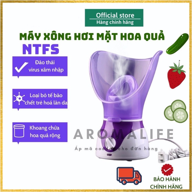 MÁY XÔNG MẶT THẢO DƯỢC NTFS-Hàng Cao Cấp - XÔNG MŨI HỌNG + BẢO HÀNH 12 THÁNG