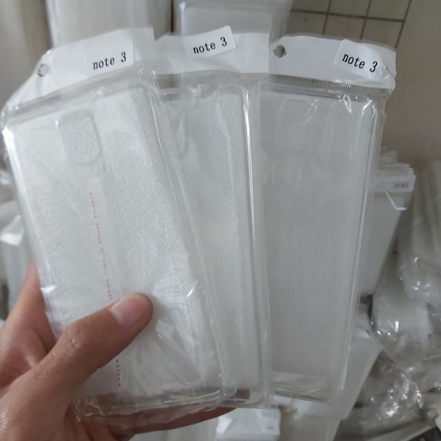 Bộ 3 chiếc ốp lưng  silicon trong suốt cho samsung note 3 (loại tốt)
