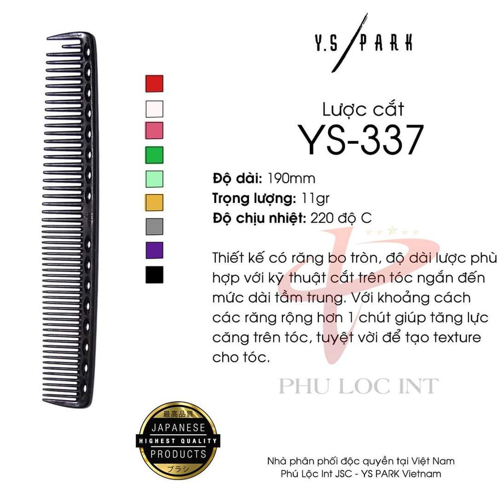 Lược Ys337 chính hãng Y.S. PARK Professional