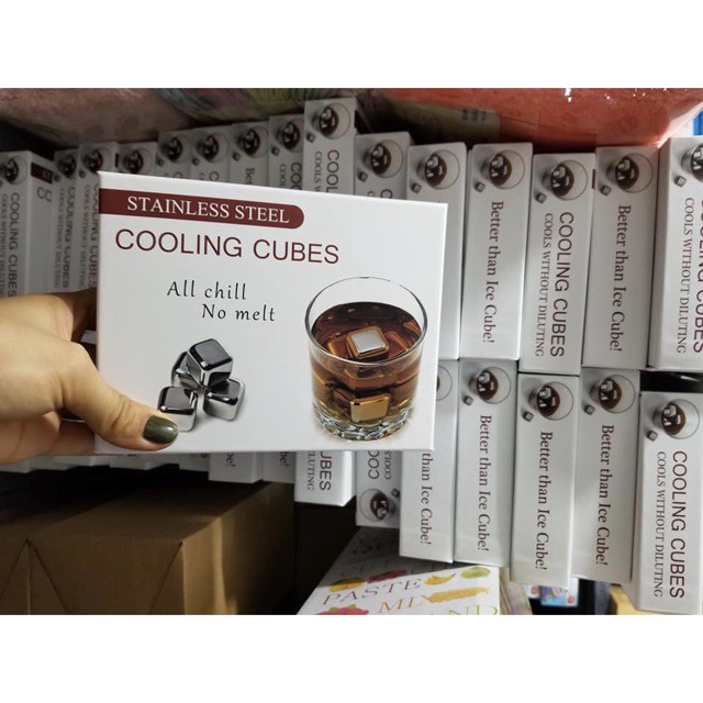 Đá lạnh vĩnh cửu Cooling Cubes, đá lạnh inox 304