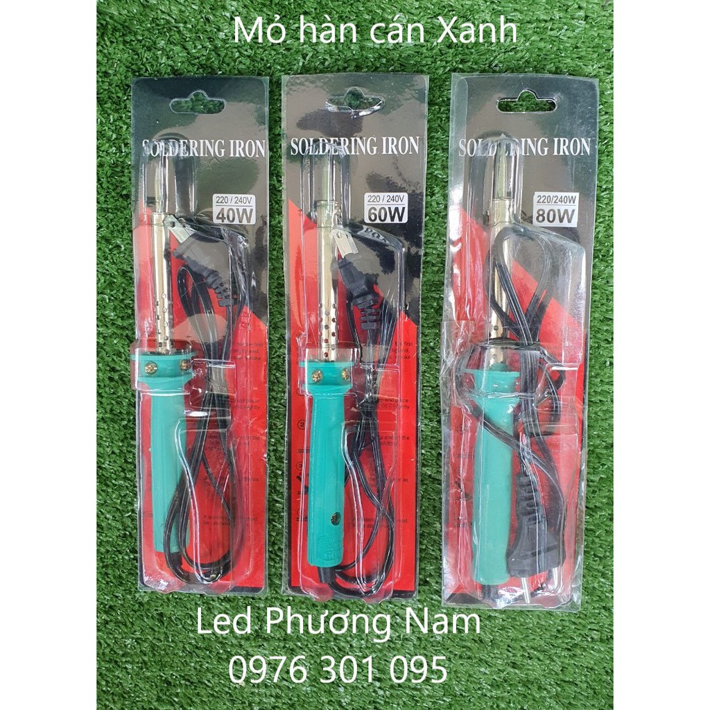 Mỏ hàn các loại (Cán Xanh - Cán Đen - Cán Gỗ)