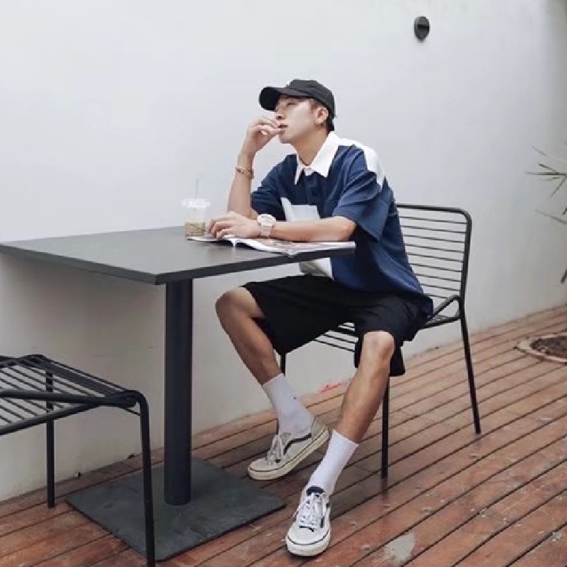 Áo Thun polo Tay Ngắn Dáng Rộng Thoải Mái Thời Trang Mùa Hè Cho Nam size M-2XL