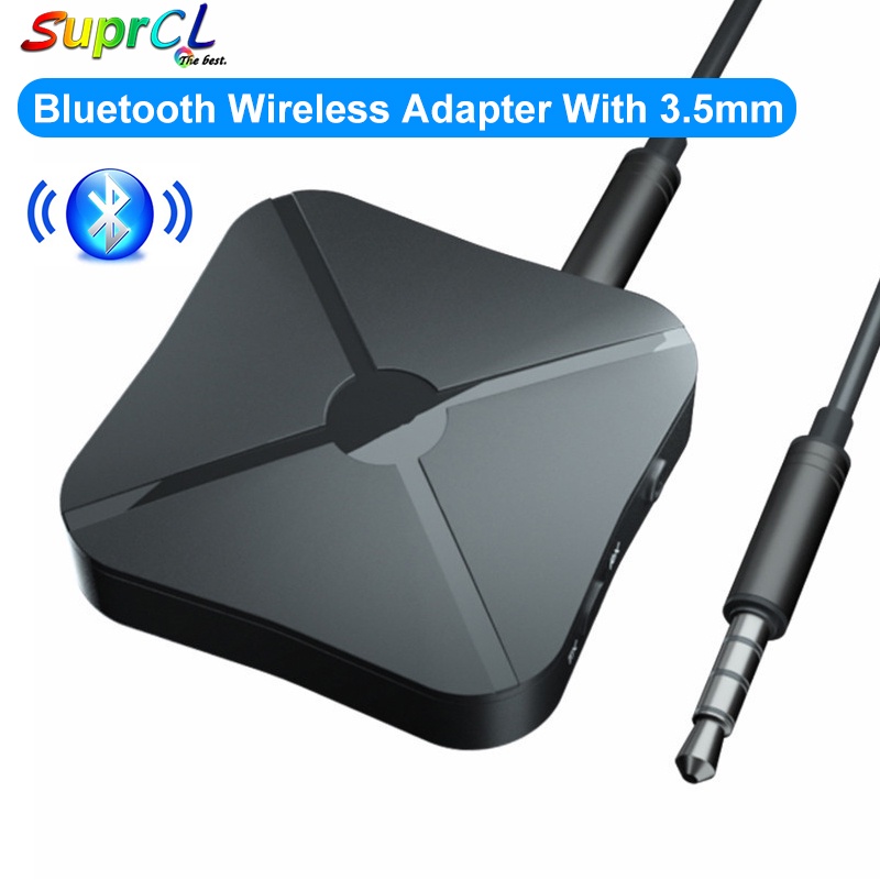 Thiết bị chuyển đổi âm thanh bluetooth 4.2 2 trong 1 cho hệ thống âm thanh tv với cáp micro usb/ 3.5mm/ rca
