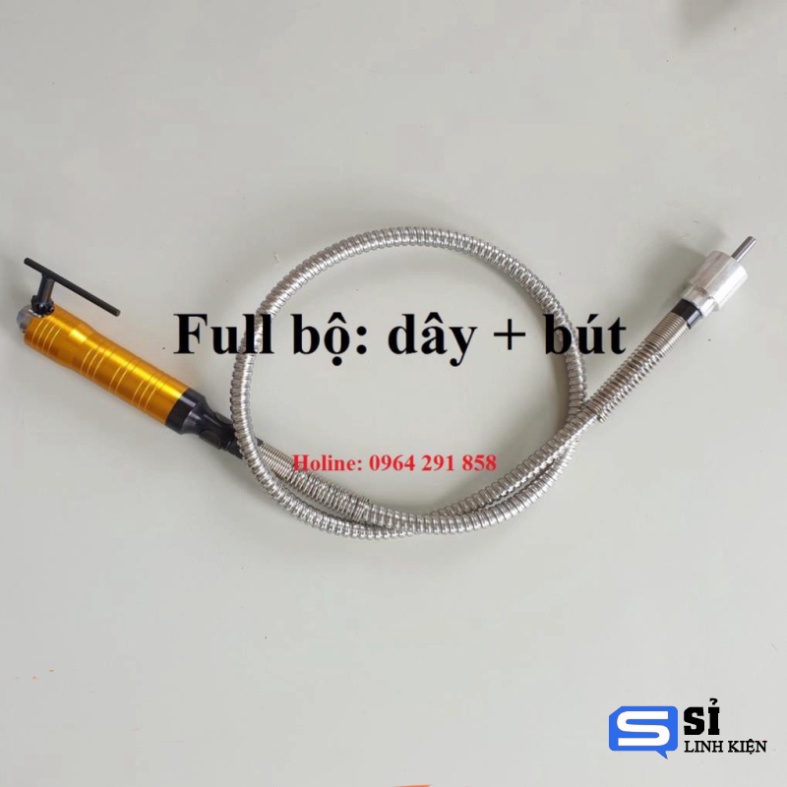 Dây truyền chuyển động nối dài hoặc bút khắc 6mm hoặc lõi ruột dây 6mm cho máy khoan thẳng máy mài khuôn