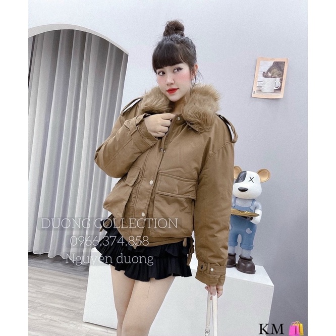 ÁO PHAO CỔ LÔNG P811