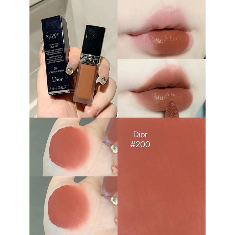 Son kem trang điểm DIOR 100-999 tùy chọn màu sắc nổi bật khóa lại tươi mới thời trang