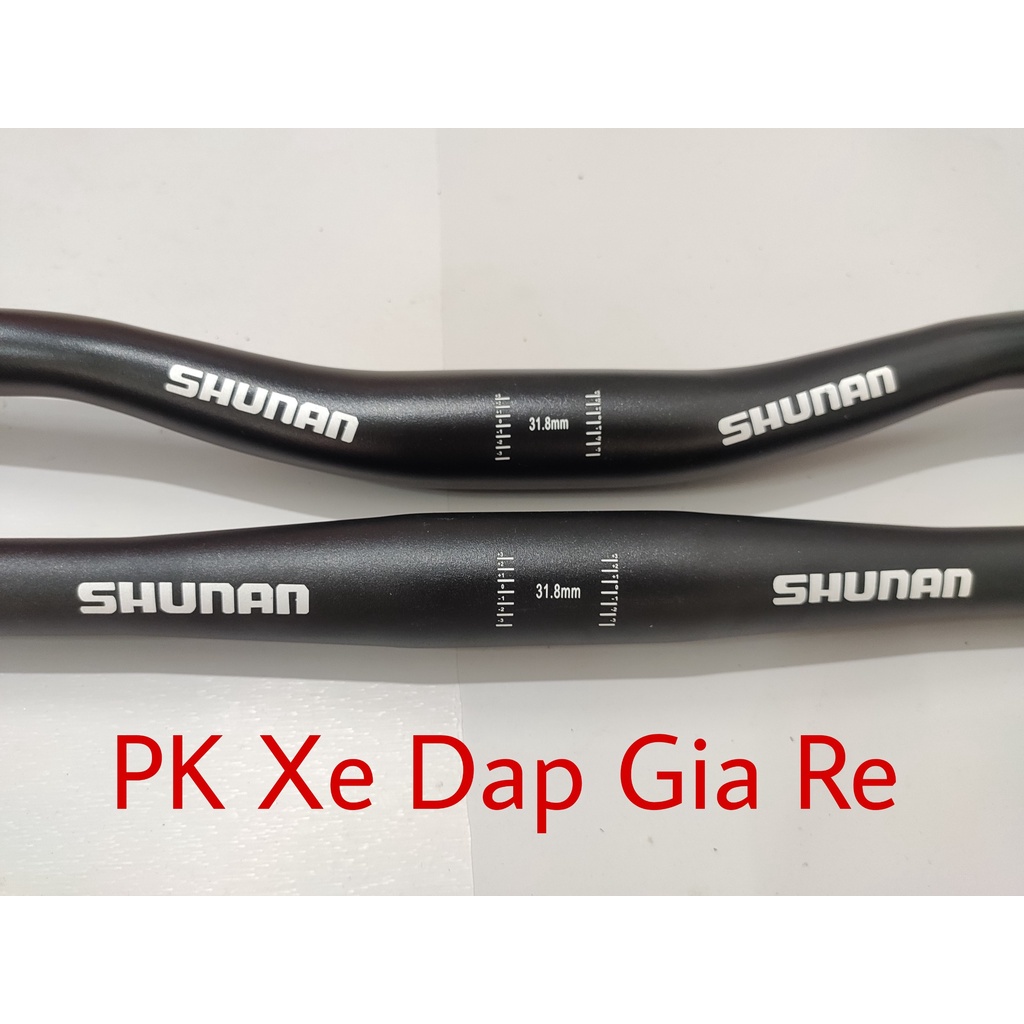 Ghi Đông Xe Đạp Chất Liệu Hợp Kim Nhôm 31.8x620mm, Ghi đông nhôm xe đạp SHUNAN cao cấp