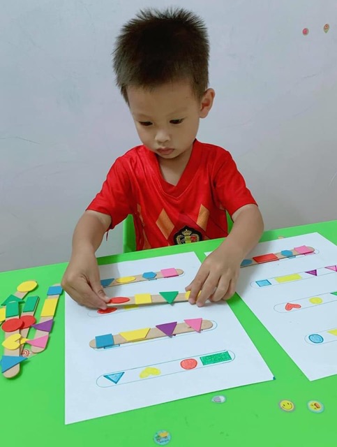 Set 50 que kem gỗ nhiều màu