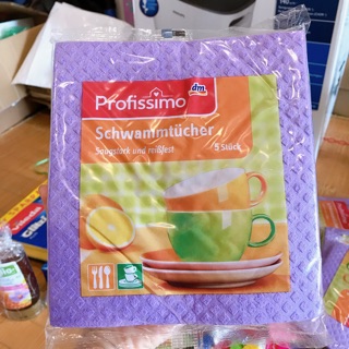SET 5 KHĂN LAU ĐA NĂNG PROFISSIMO (mua tại Đức)