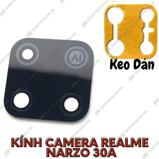 Kính camera thay thế cho realme narzo 30a kèm keo dán