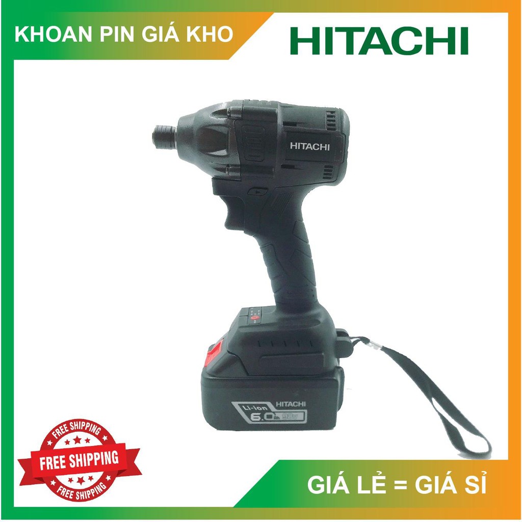 Chuyên Vít HITACHI, Bắn Vít HITACHI 128V Chạy Pin Siêu Khỏe