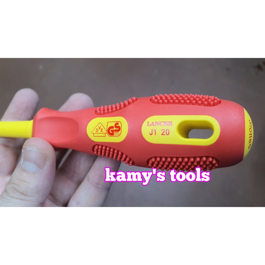 Tua vít bake dẹp cách điện Lancer 1000V 6mm cao cấp đài loan