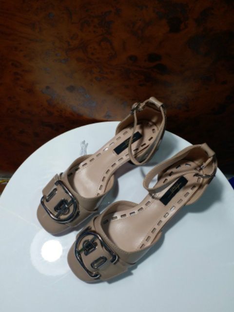 Giày gót vuông 3cm da mềm cao cấp | BigBuy360 - bigbuy360.vn