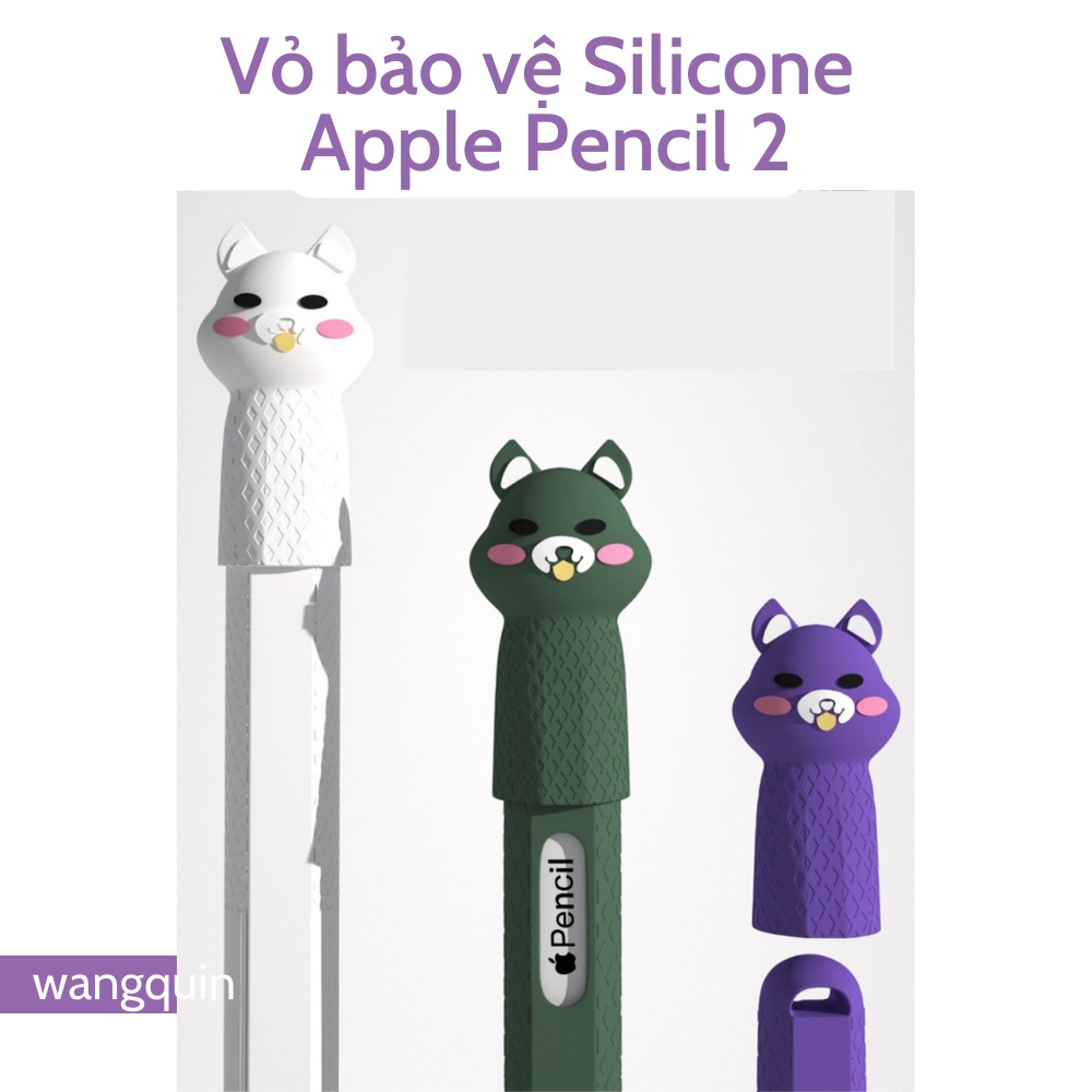 Sẵn HCM - Hoả Tốc Vỏ ốp Case bảo vệ bút cảm ứng Apple Pencil Gen 2 Silicon cao cấp Tiện lợi dễ sử dụng Siêu mỏng đủ màu