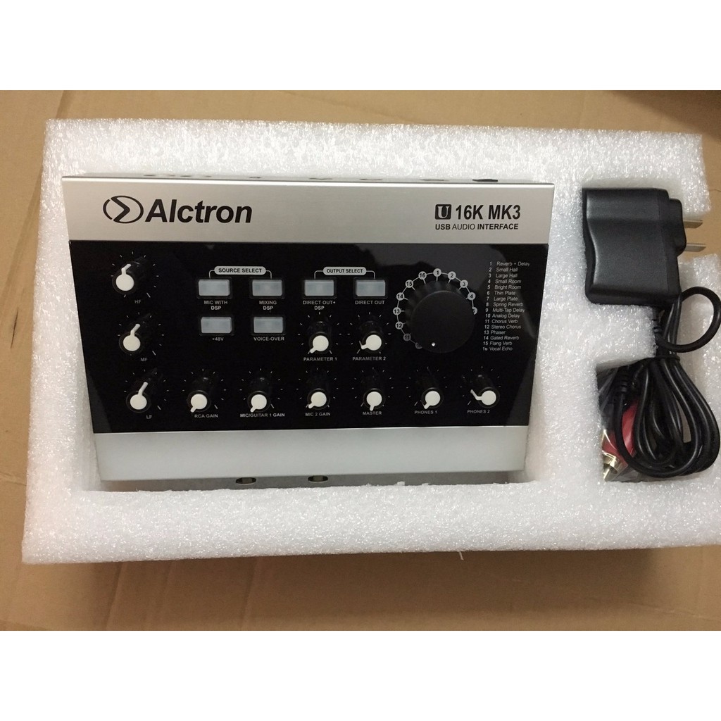 Sound Card Alctron U16k MK3 Hát Thu Âm, Live stream thu âm chuyên nghiệp hát karaoke idol cc talk bigo