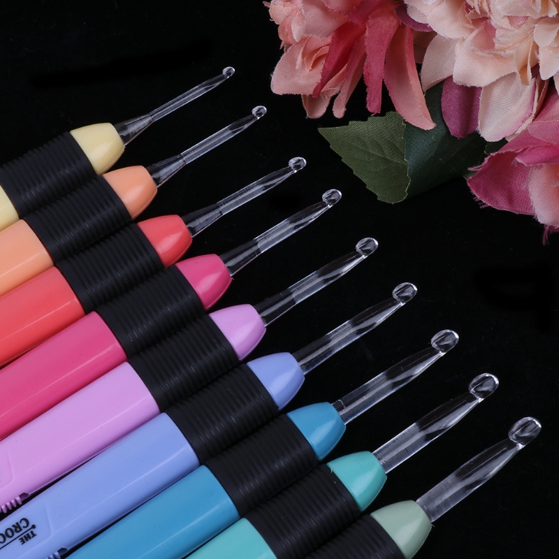 1 Dụng Cụ Móc Đan Len Có Đèn LED