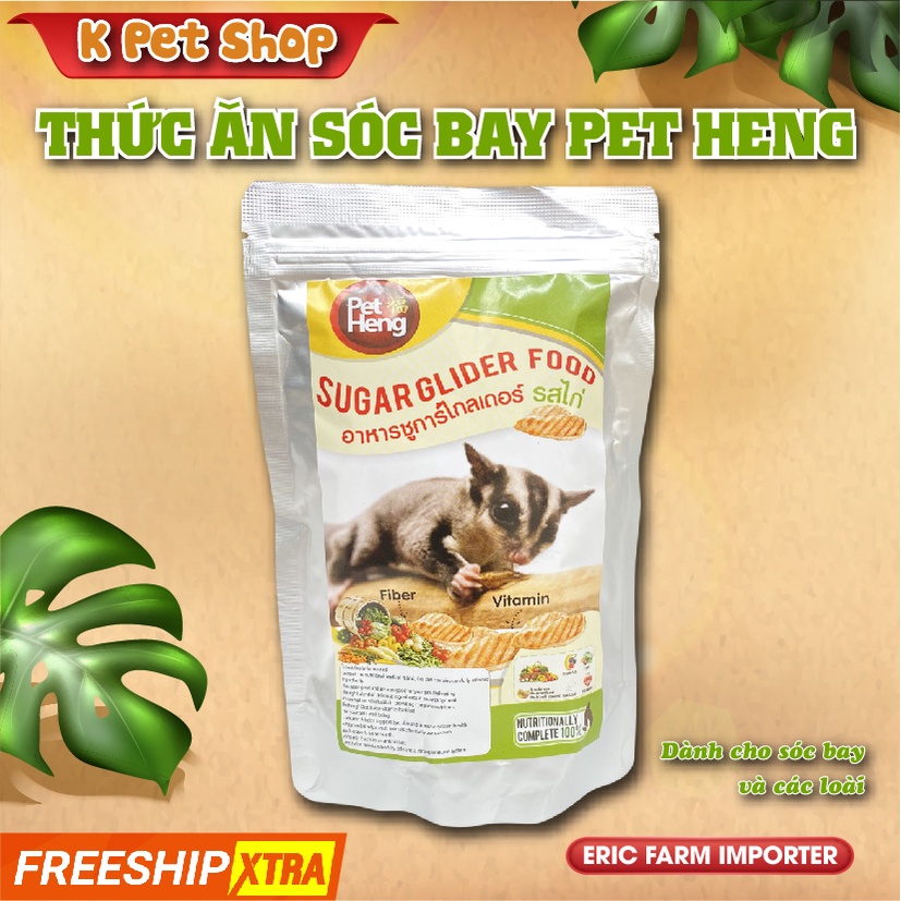 Thức Ăn Sóc Bay Úc Gà Rau Củ  FREE SHIP  Pet Heng Thái Lan Sugar Glider Food Thỏ,Bọ,Sóc,Chinchilla