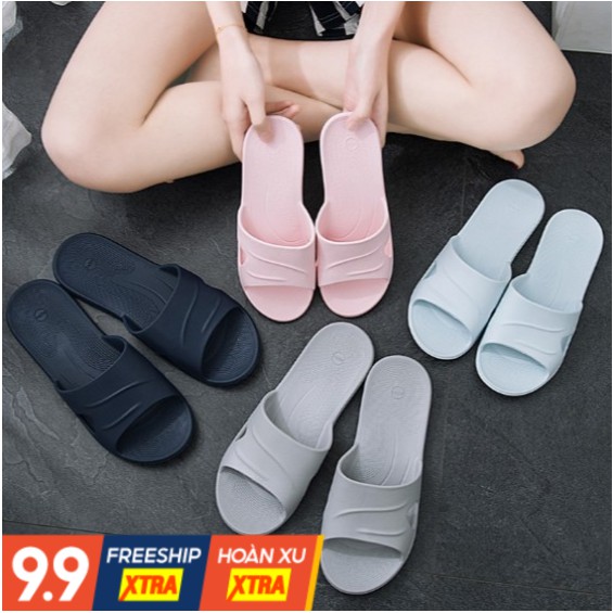 [ XẢ HÀNG ] Dép Đi Trong Nhà Siêu Bền - DD 0154 - Dép Đi Trong Nhà Chống Trơn Trượt Màu Trắng Size 35/36