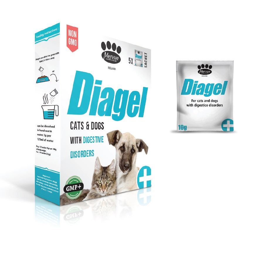 [Giá 1 gói]Diagel Thức Ăn Bổ Sung Hỗ Trợ Tiêu Chảy Và Táo Bón Ở Chó Mèo