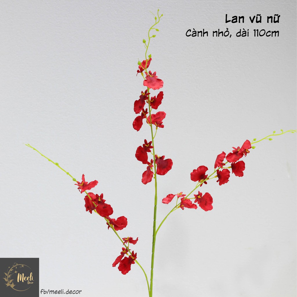 Hoa lan vũ nữ giả trang trí nhà cửa dài 110cm