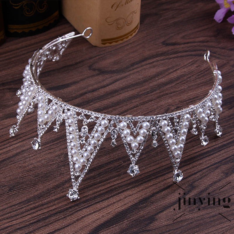 GETNOIVAS Vương miện công chúa đính đá xinh xắn dành cho bé gái