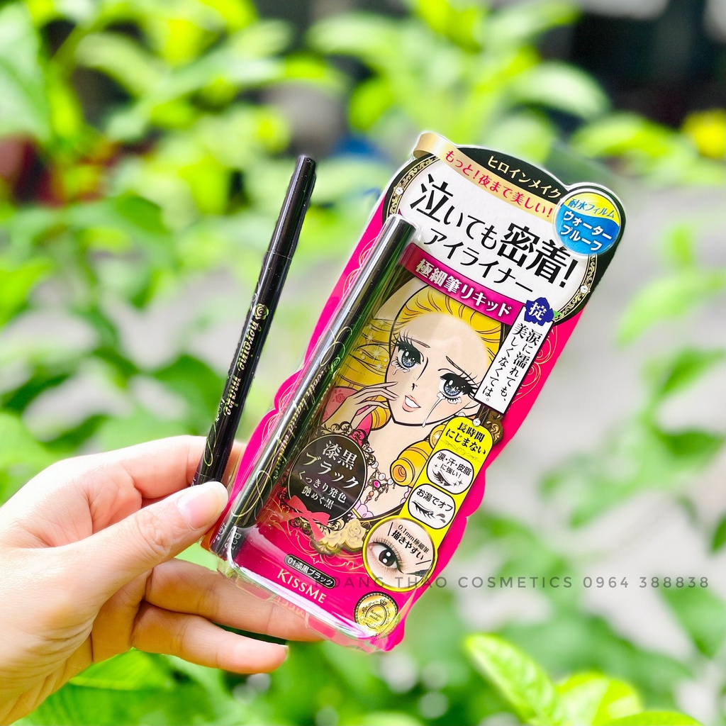 KẺ MẮT KISS ME HEROINE SIÊU MẢNH, SIÊU NÉT, BỀN MÀU CHỐNG NƯỚC LÂU TRÔI NHẬT