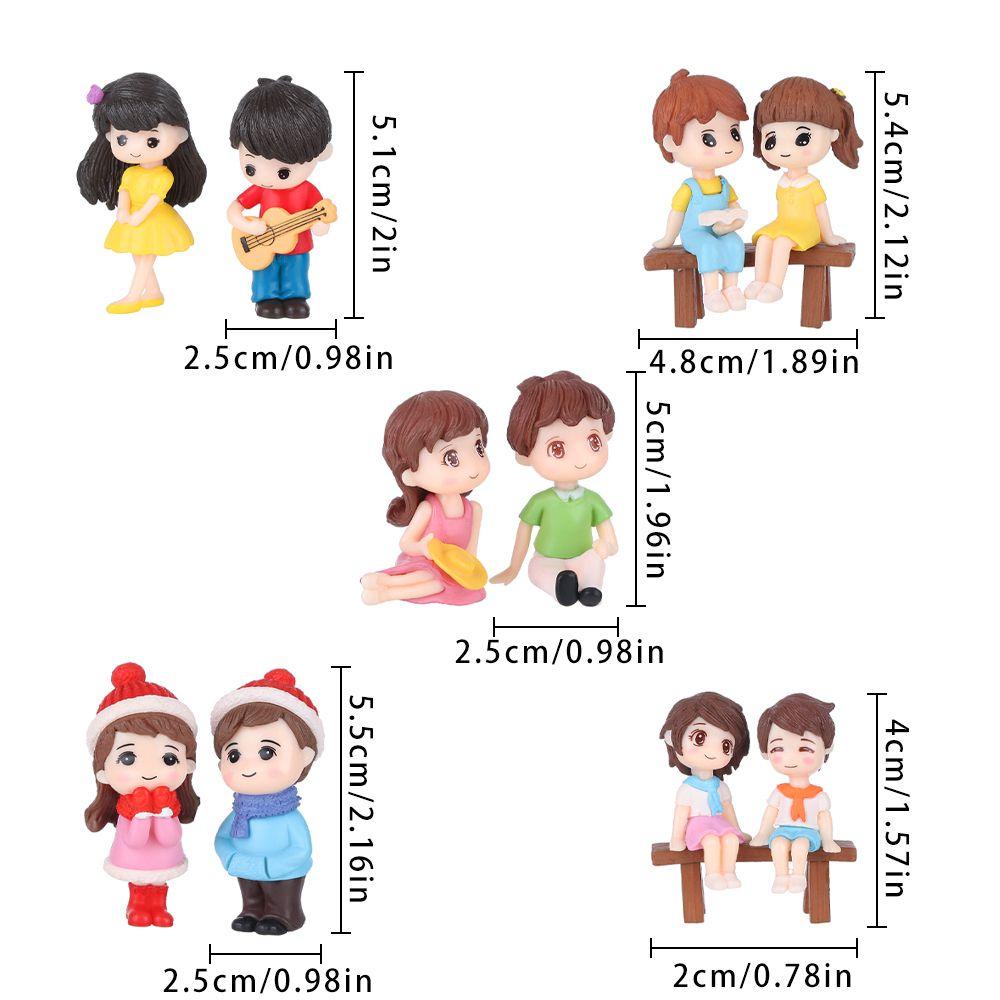Mô Hình Cặp Đôi Xinh Xắn Cho Trang Trí Vườn Nhà
