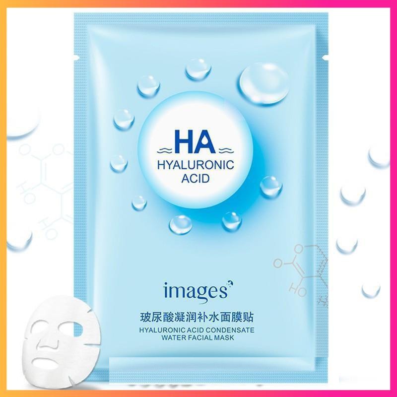 Mặt nạ giấy HA Images Bioaqua dưỡng trắng da mụn cấp ẩm thải độc ht3