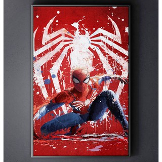 TRANH CANVAS SIÊU ANH HÙNG MARVEL treo tường in theo yêu cầu - người nhện SPIDER MAN 6
