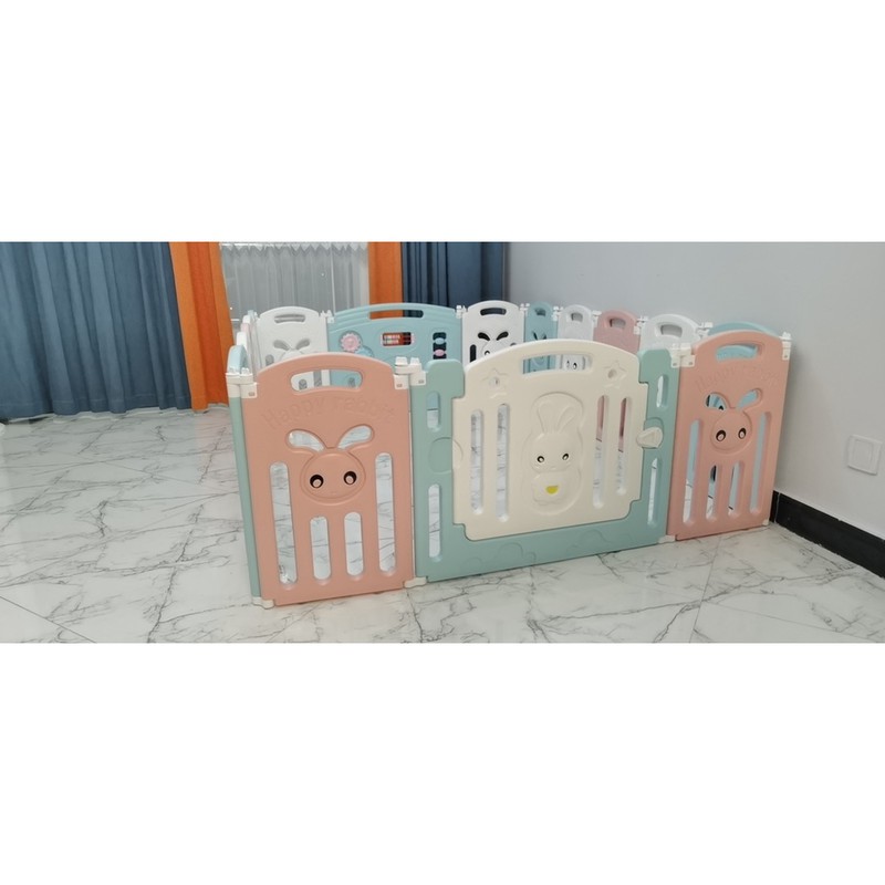 QUÂY CŨI NHỰA GẤP GỌN CHO BÉ MẪU CON THỎ TẶNG KÈM 100 BÓNG, 1 THẢM BẢO HÀNH 12 THÁNG