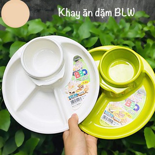 Khay ăn dặm cho bé của Nhật ( mẫu tròn)