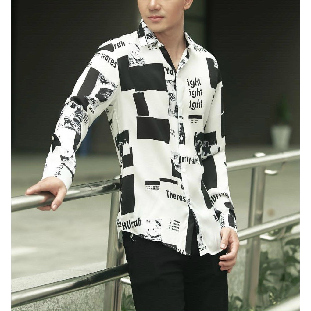 ÁO SƠ MI NAM TAY DÀI , HỌA TIẾT ĐẸP , NHIỀU MẪU HỌA TIẾT