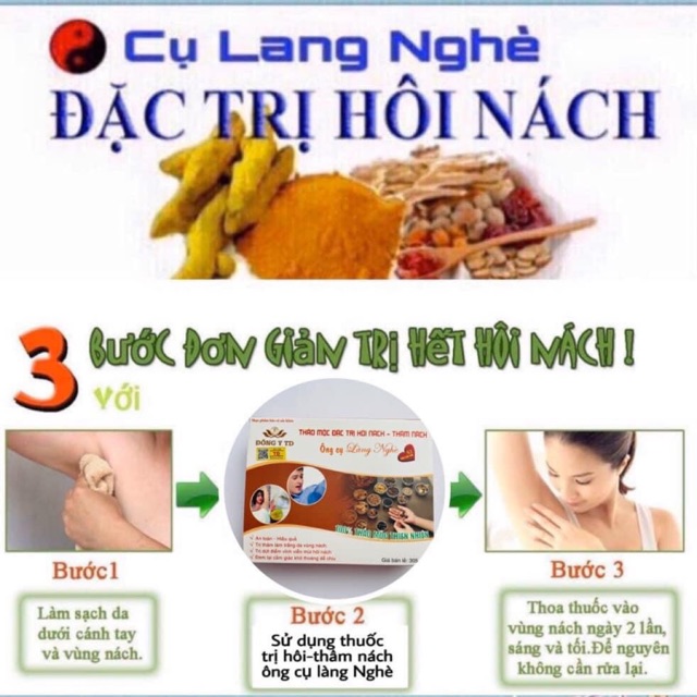 Hôi Nách Ông Cụ Làng Nghè Khỏi Hoàn Toàn (hộp 4 gói)