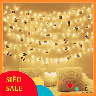 Đèn Led Nhấp Nháy Dài 10m- Đèn Led Trang Trí - Treo Ngoài Trời Chống Nước rắc cắm chân tròn chắc chắn trang trí Noel