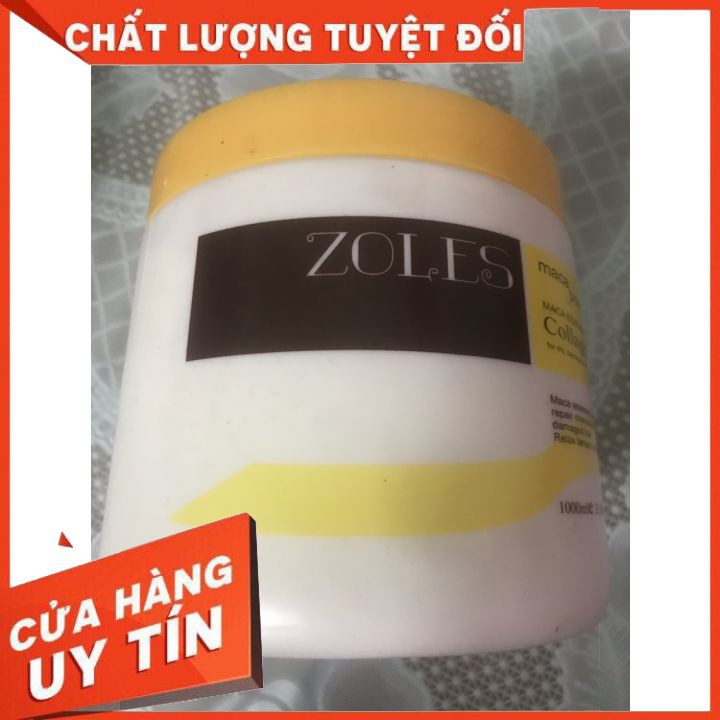 🌺🌺🌺Hấp Dầu - Ủ Tóc - Xả Tóc ZOLES MACA -collagien 1000ml  🌺🌺🌺 hấp ủ hoặc xả thay dầu xả ,xuôn mềm bóng mượt  tiện lợi🌺🌺🌺