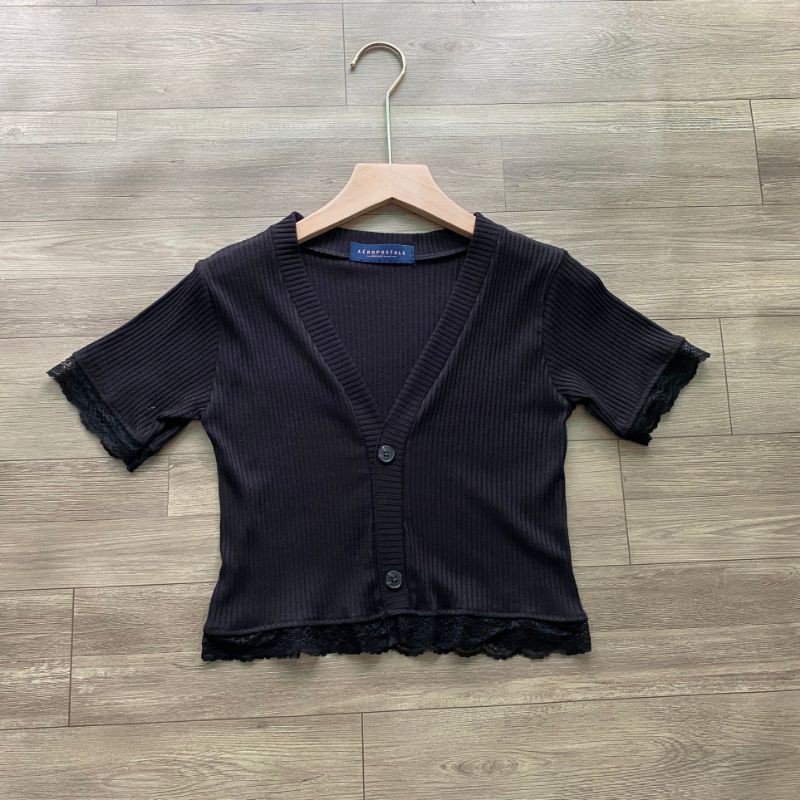 ÁO CROPTOP CÚC Giả PHỐI REN - A3R3
