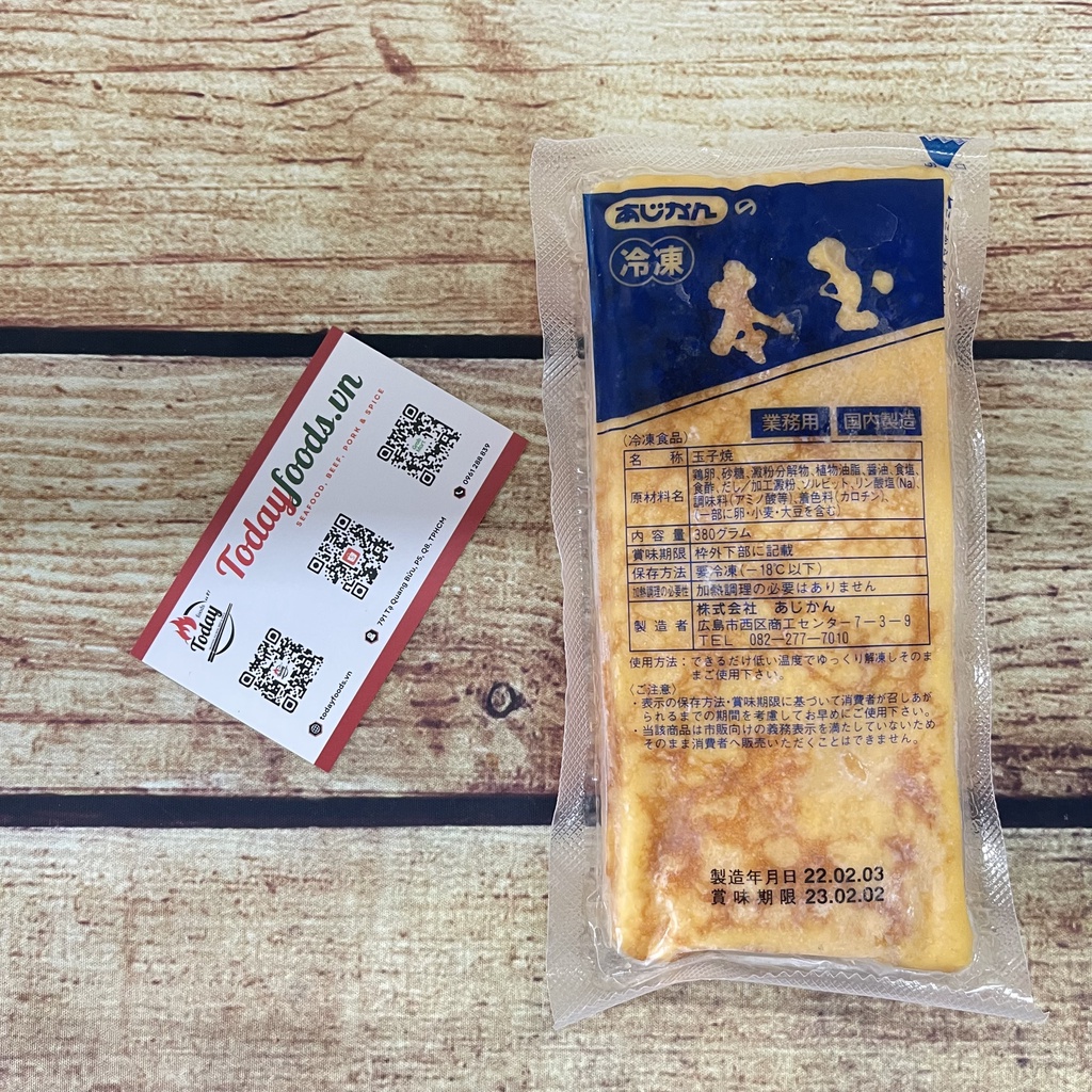 [CHỈ GIAO HCM] Trứng cuộn nướng (Tamagoyaki) Đông lạnh 380G