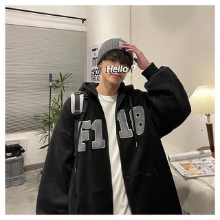 Áo khoác Hoddie nỉ bông in nổi F118 form rộng unisex Nam Nữ (3 màu) Zz_Unisex