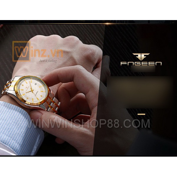 Đồng hồ đeo tay nam FNGEEN 6801-1 (mặt màu trắng) - Winz.vn